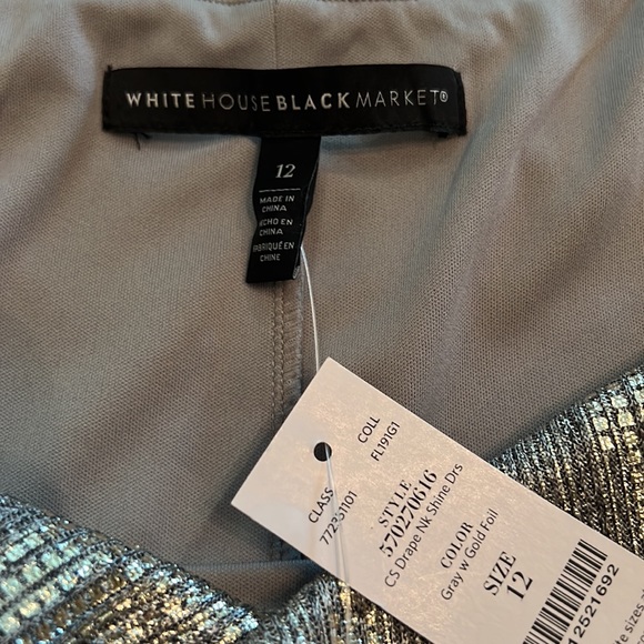 Beautiful White House, Black market party dress - Picture 4 of 4